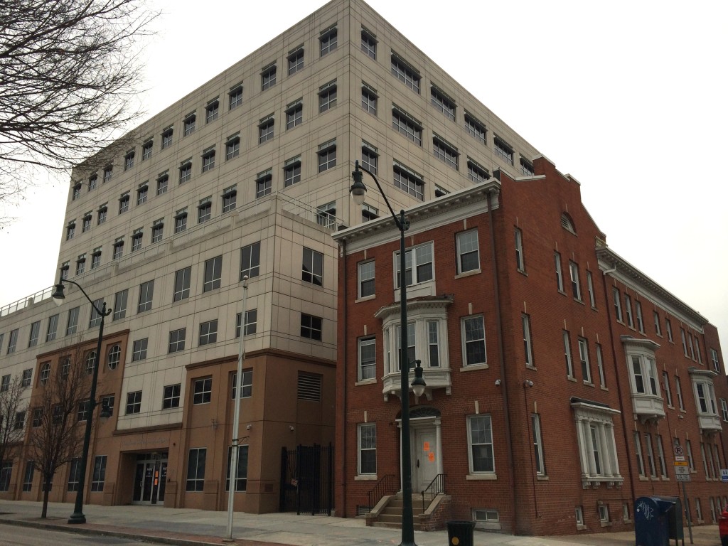 "We're landlocked," said Brian Hudson, PHFA's executive director. The agency's downtown headquarters, left, and the Hickok mansion next door.
