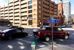 2nd and Chestnut streets will receive pedestrian-friendly improvements.
