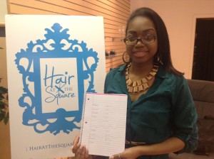 Ashia Richardson, owner of Hair at the Square salon in downtown Harrisburg, has started keeping a "notation system" in a notebook to keep track of when her clients need to feed the meter.