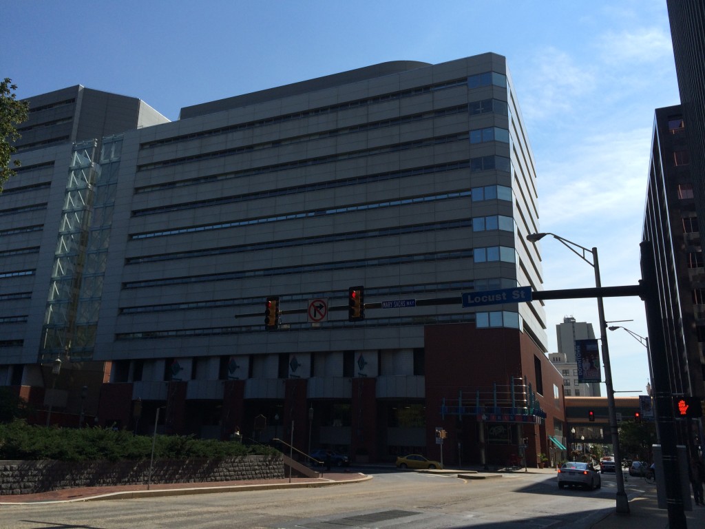 The so-called Verizon Tower in downtown Harrisburg, which the telecommunications company plans to vacate in early 2016.