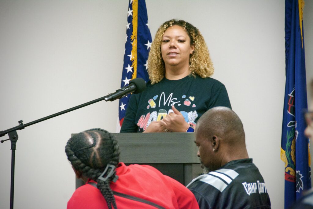 Chantal Maddox, teacher at Camp Curtin