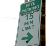 15 minute parking sign